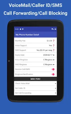 TalkTT-Call/SMS & Phone Number android App screenshot 0