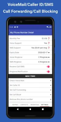 TalkTT-Call/SMS & Phone Number android App screenshot 8